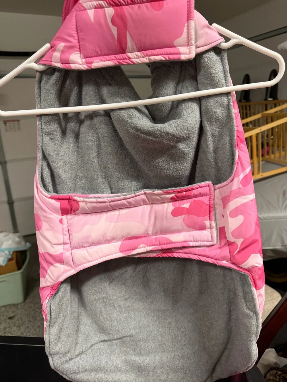 Pet  Pink Camo Puffer Vest